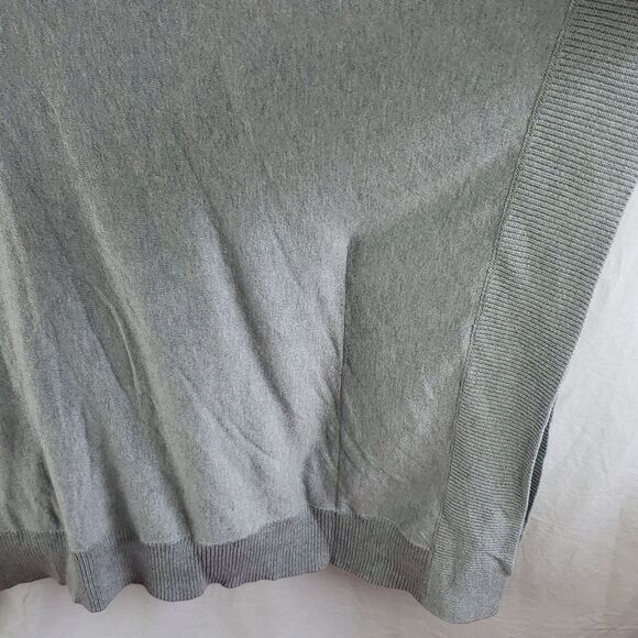 Michael Kors Women's Large Grey Turtleneck Poncho - Picture 11 of 13